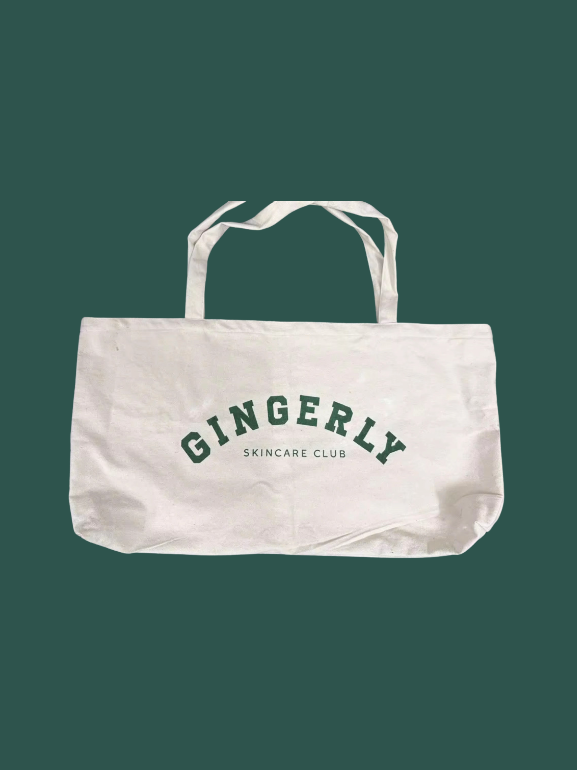 Jumbo Tote Bag | Gingerly Skincare Club