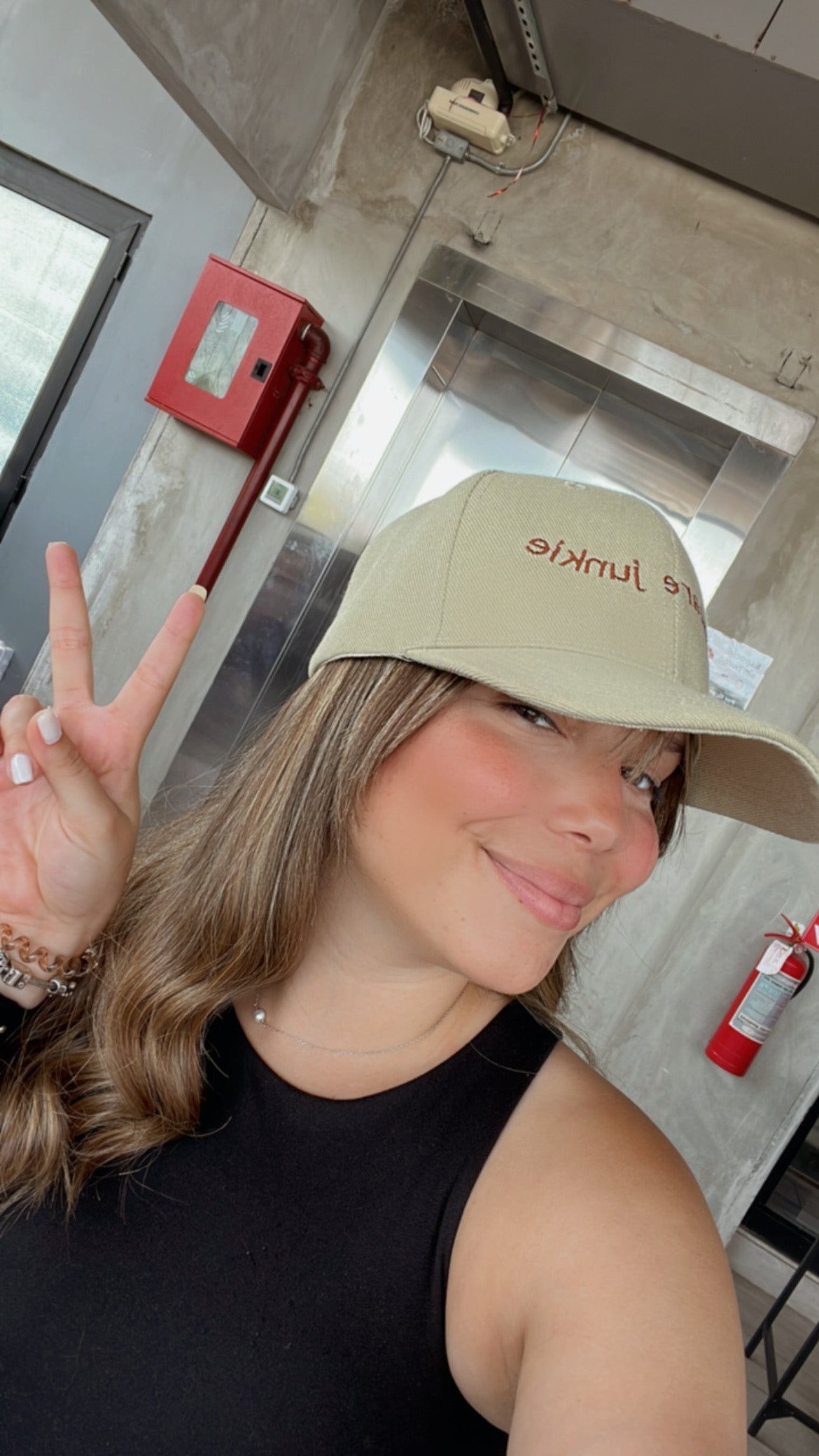 Skin care junkie cap front