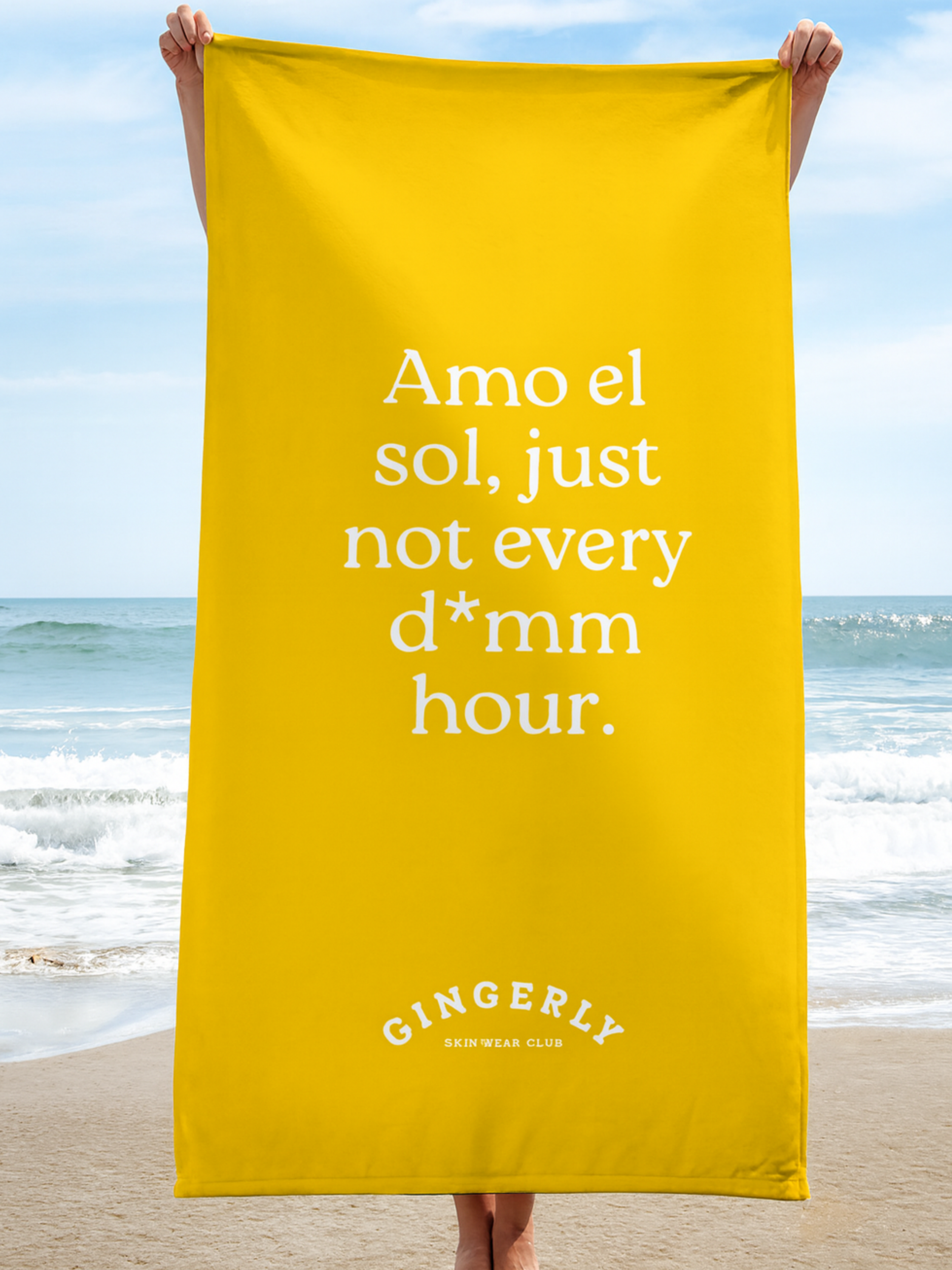 Amo el sol | Beach Towel